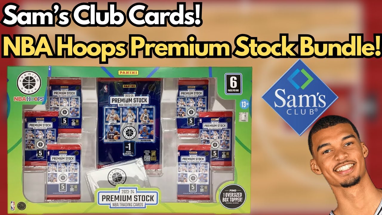 Sam's Club Exclusive Basketball Cards! 2023-24 NBA Hoops Premium Stock Bundle! Great Value! Auto!