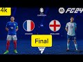 FRANCE VS ENGLAND |4=3| FINAL ⚽         UEFA  EURO2024 (4K 60FPS) EASPORTS FC24 FIFA GAMING🎮🎮🎮🎮