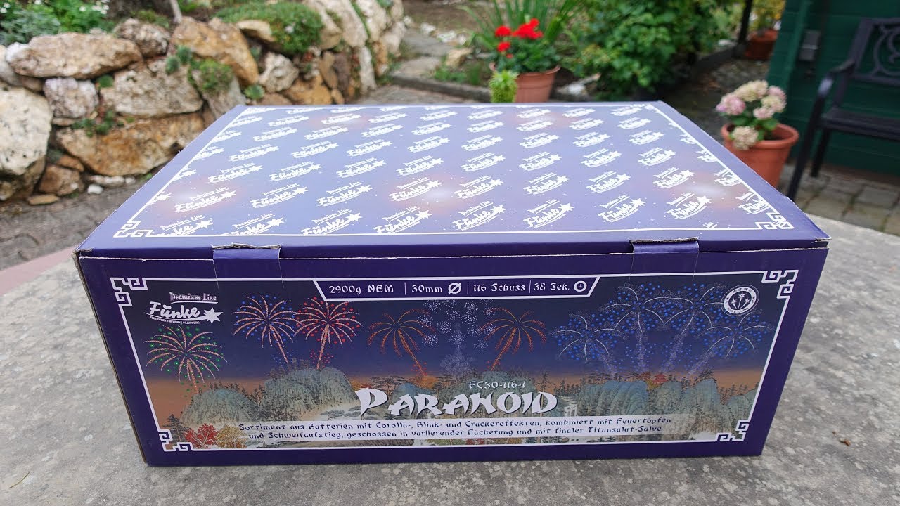 Funke Paranoid | 116 Schuss | 13 kg Batterie | Mega Batterie [Full HD]
