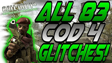 *2016* All 83 Unpatched CoD 4 Glitches! - Solo, Online, Working Glitches (Modern Warfare Remastered)