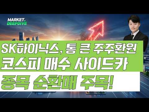SK하이닉스, 통 큰 주주환원에 코스피 매수 사이드카, 종목 순환매 주목하라! #SK하이닉스 #랭킹업앤다운 #김형일