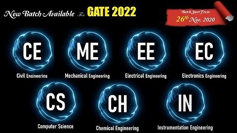 Best Time To Start GATE Preparation? GATE 2021-22 Online Coaching For All Branches | GATE 2022