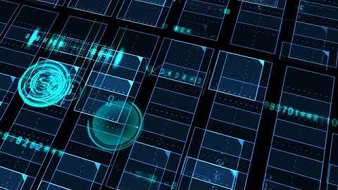 Digital Data Wall Stock Motion Graphics