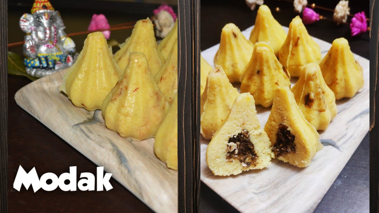 Instant Modak Recipe | Sooji-Milk powder Modak with Chocolate Dryfruits Surprise | Tanu's Studio