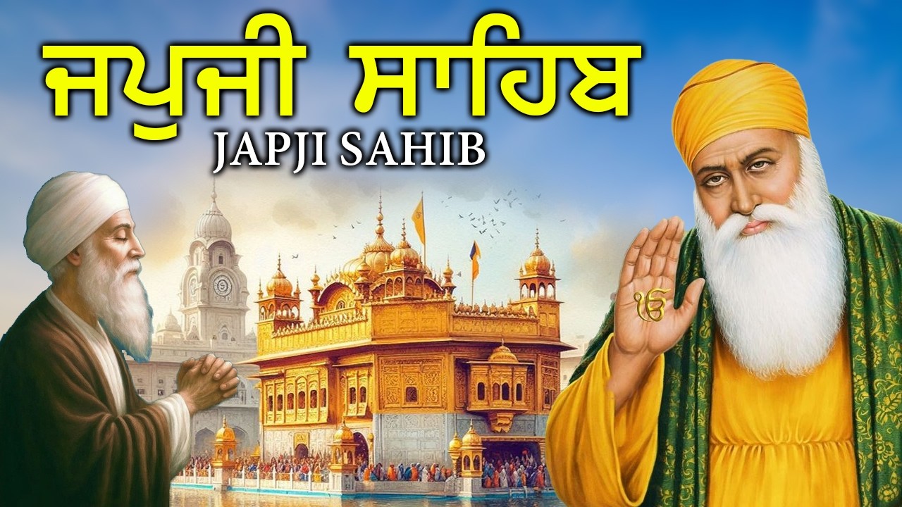 Morning Prayer (ਜਪੁਜੀ ਸਾਹਿਬ )Japji Sahib - In Very Sweet Voice - Lyrical Video #punjabi #japjisahib