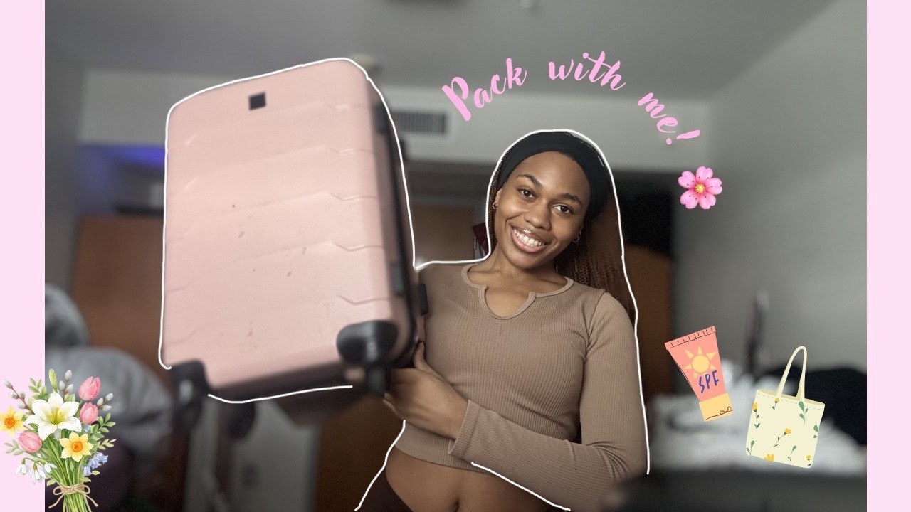 pack with me for spring break 🌴✨ outfits, skincare & travel essentials