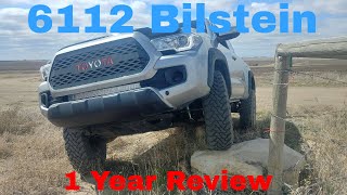 6112 Bilstein Coilover 1 Year Review  3rd Gen 2017 Toyota Tacoma TRDOffroad