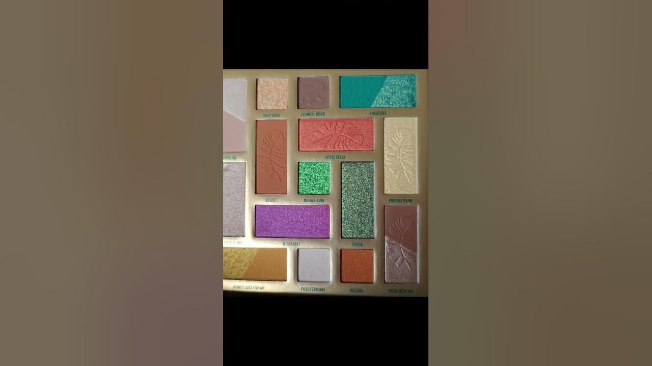 Catrice The Jungle Book Palette #catrice #firstimpressions #thejunglebook -  YouTube