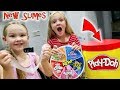 Opening New Play-Doh Slime, Putty, & Foam Compounds!!!