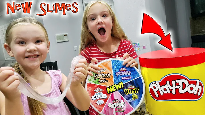 Opening New Play-Doh Slime, Putty, & Foam Compounds!!!
