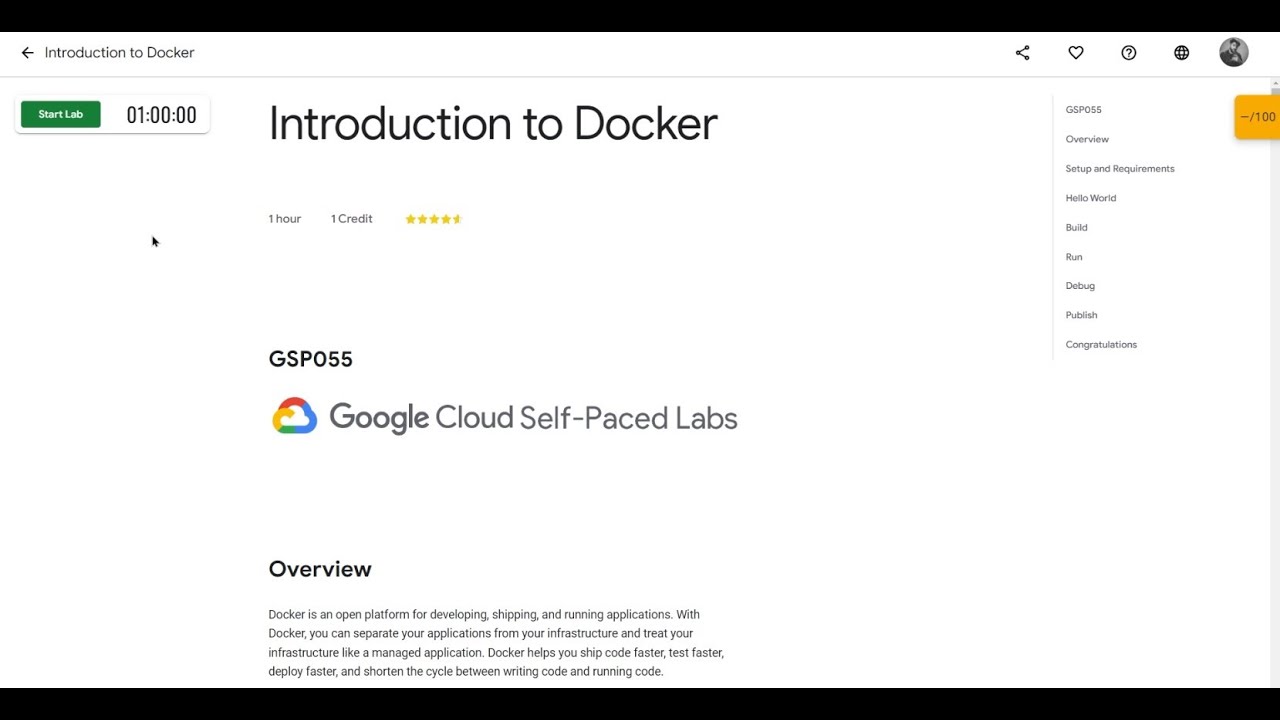 Introduction to Docker Lab | Kubernetes in Google Cloud Quest ...