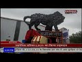 Make in India Logo Sculpture with Quotation "Atmnirbhar Bharat Abhiyan"
