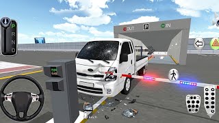 "Accident in the new underground parking lot" New 3D driving class android game