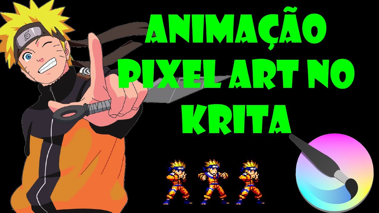 PIXEL ART - KRITA TUTORIAL - YouTube