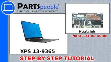 Dell XPS 13-9365 (P71G001) Heatsink How-To Video Tutorial