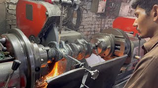 10 Point Crankshaft Remanufacturing Process-Sylinder Grinding The Crankshaft Rod Journals||