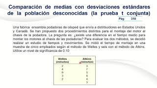 Prueba de Hipótesis de Dos Muestras - Capítulo 11 Prueba de Hipótesis de Dos Muestras - Capítulo 11