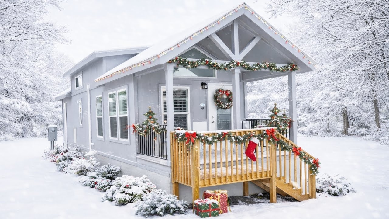 This gorgeous modern little house, designed with sturdy wood, is loved by everyone