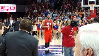 Senior Day addresses from Larry Brown, Nic Moore, Markus Kennedy, Jordan Tolbert
