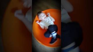 Layton Enjoying His New Toy/Cri Du Chat Syndrome