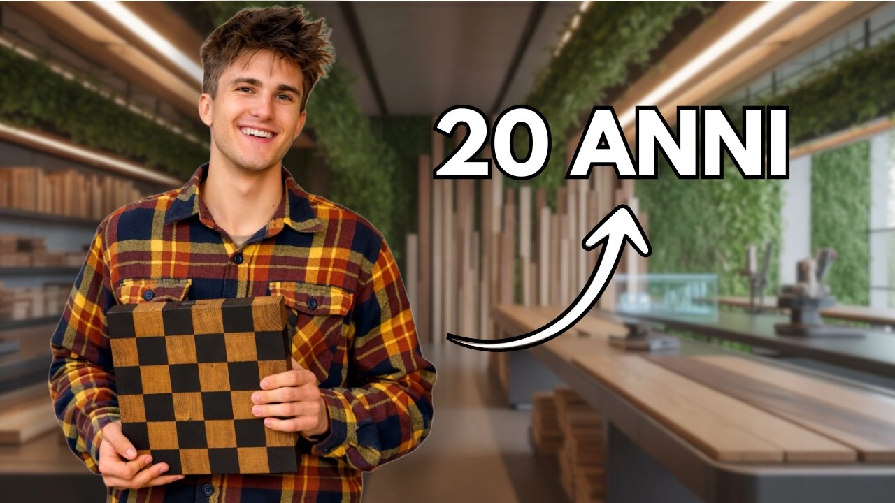 IL GENIO del LEGNO a soli 20 ANNI | Senza Corteccia