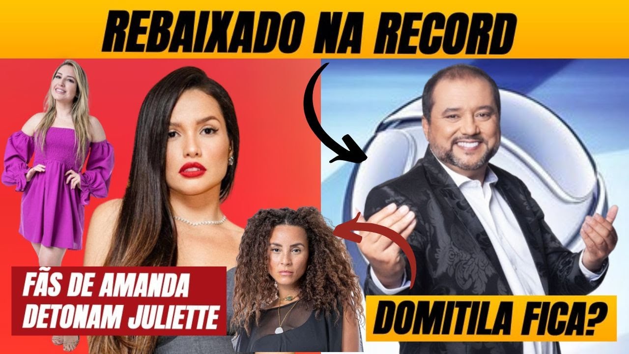 💣 Geraldo Luis é REBAIXADO na Record + Juliette é DETONADA por torcida de Amanda + BBB23