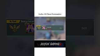 India 🇮🇳 #1 close encounter😱 #bgmi #viral #gamingvideos