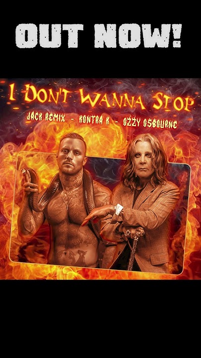 ozzy osbourne i dont wanna stop