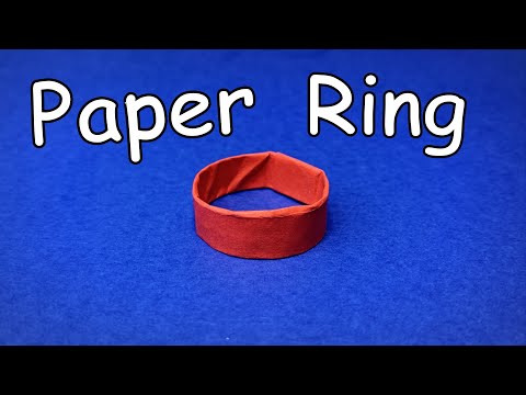 Create Rings from Paper Clips! (Turn an old paper-clip into a fancy jewelry)