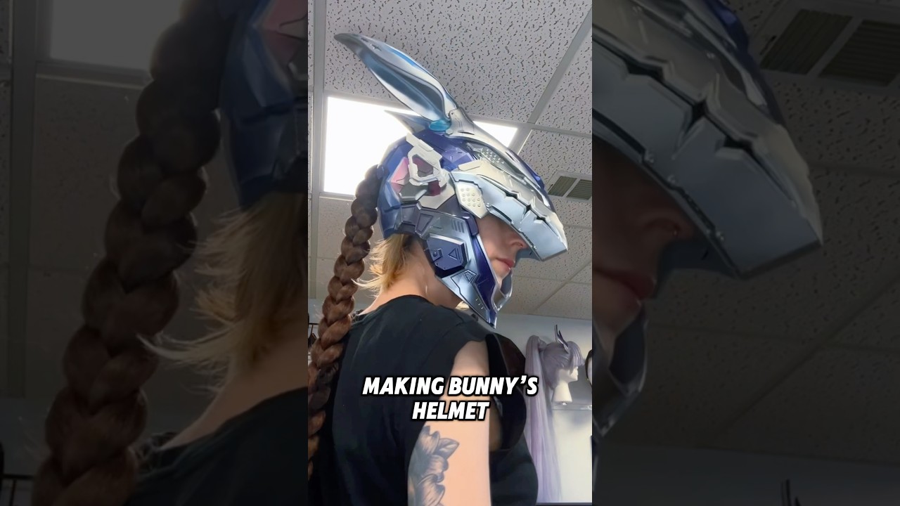 Thanks to @HDCFabrication for the base prints and finishing! @FirstDescendant Bunny helmet 🐰⚡️