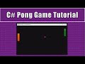 C tutorial  create a simple pong game with windows forms and visual studio
