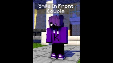 Smiling in front of a couple Minecraft Animation [Mine-Imator] #shorts #minecraftanimation