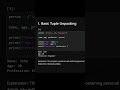5 Essential Python Unpacking Tricks #shorts