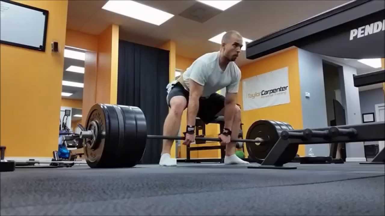 435lb Sumo Deadlift EliteFTS Premium Power Belt at Taylor Carpenter