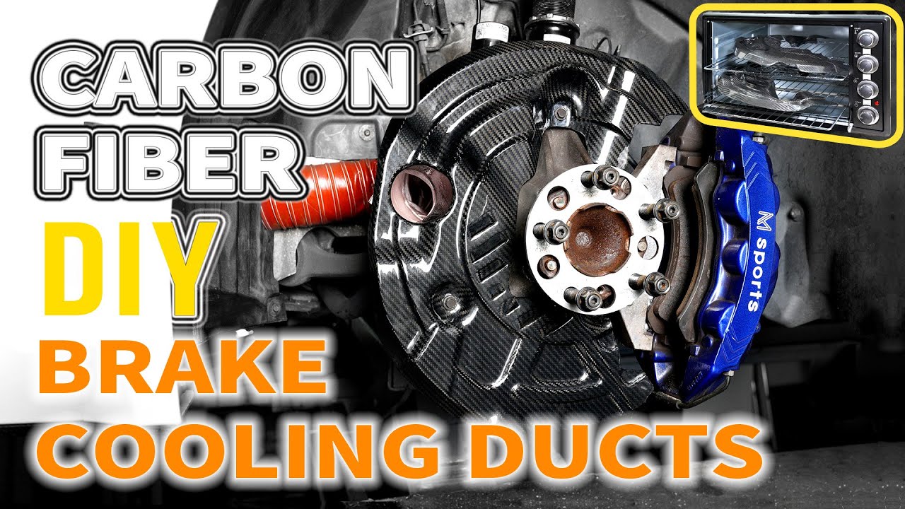 How to Bake Prepreg Carbon Fiber Brake Cooling Ducts in an Oven [DIY