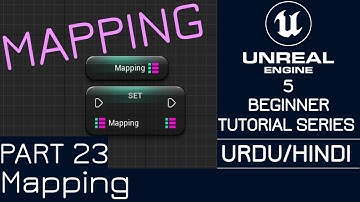 Unreal Engine 5 Beginner tutorial - 23 : Mapping - Hindi/Urdu