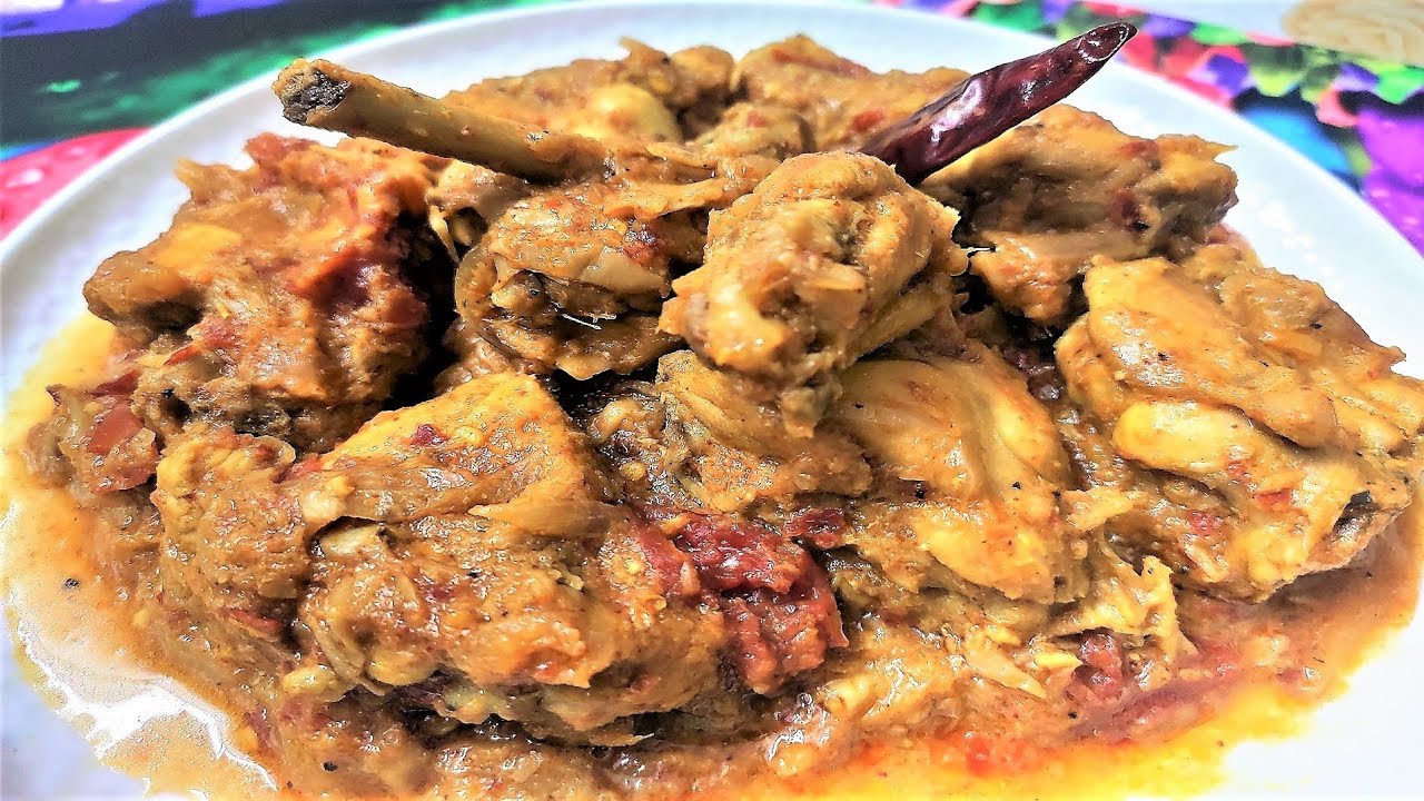 CHICKEN WITH BAMBOO SHOOT bamboo shoot chicken khorisa dia murgir