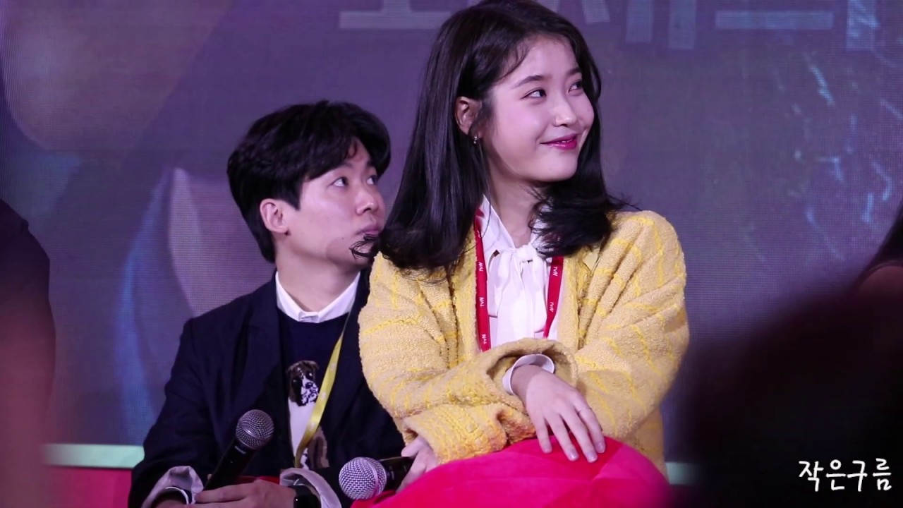 191215 tvN 즐거움전 토크세션 아이유(IU)- 화제의 명장면 청명이와의 씬 비하인드 (흔들림 주위)지진 직캠 by작은구름