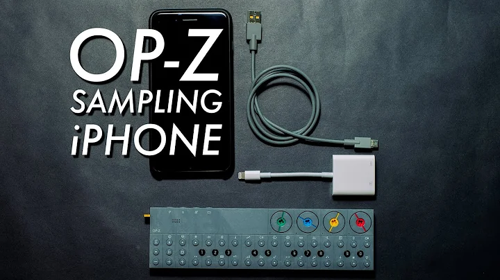 OP-Z Sampling an iPhone