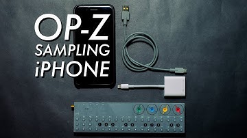 OP-Z Sampling an iPhone