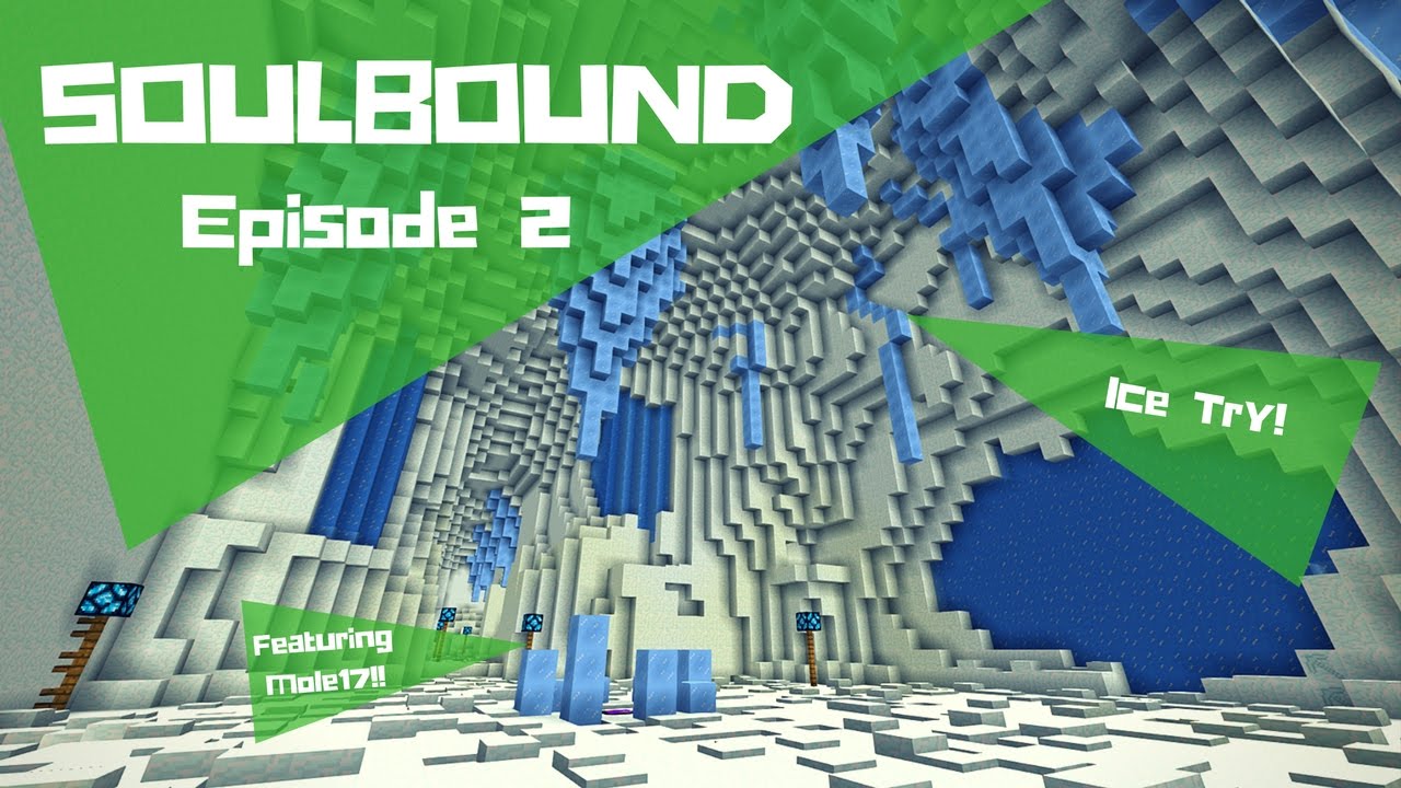 Minecraft Adventure Map SOULBOUND Ep 2 BOSS BATTLE and ICE CAVE