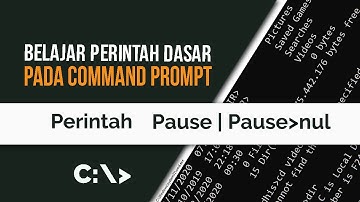 Belajar Command Prompt 46 | Perintah Pause dan Pause NUL Pada CMD