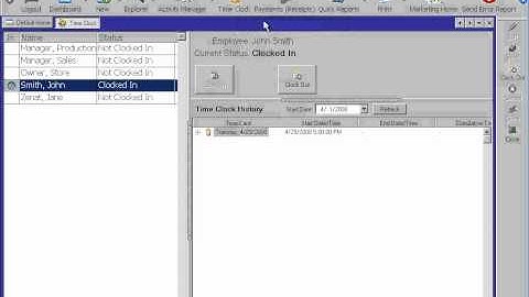 Using the Time Clock