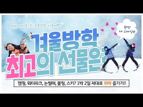 겨울방학 내아이를 위한 최고의 선물🎿!! 아이들과 놀러가기 좋은 2월가족여행지 추천