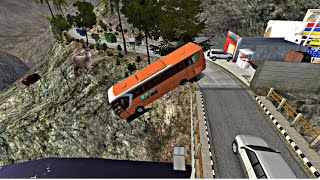 Danger roads map|Bus Simulator Indonesia |gamepaly for android #gaming #busgame screenshot 5