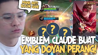 EMBLEM BARU UNTUK CLAUDE YANG ANTI MANA BOCOR, SILAHKAN DI COBA - Mobile Legends