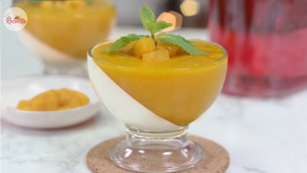 Resepi Panna Cotta Mangga  YouTube