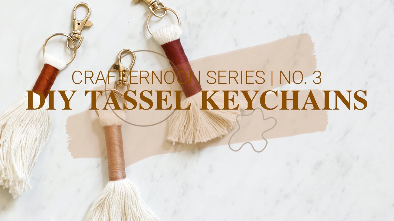 Crafternoon: DIY Tassel Keychain