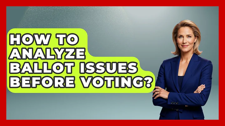 How To Analyze Ballot Issues Before Voting? - First Time Voter Expert