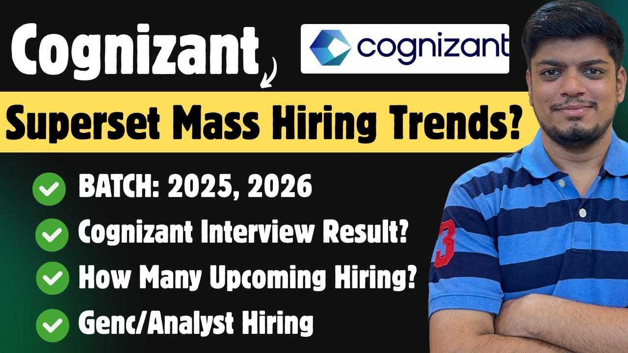 Cognizant Superset Mass Hiring Trends? | 2025, 2026 & Prev Batch ...